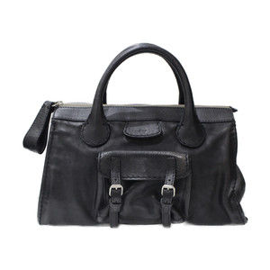 Chloe Edith Handbag Leather Black
